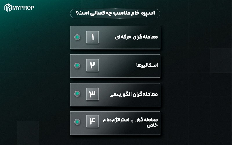 اسپرد خام مناسب چه کسانی است؟